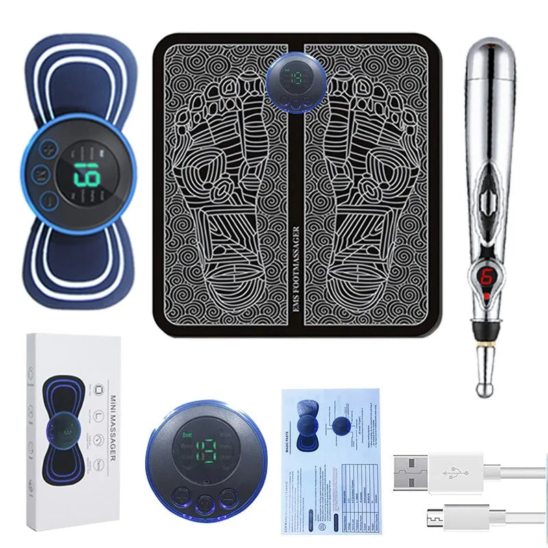Electric feet massager bundle